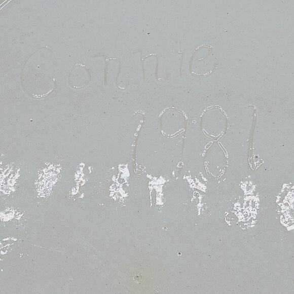 Vintage Ceramic Covered Pie Plate with Domed Basket Weave Lid Recipe - Picture 10 of 10